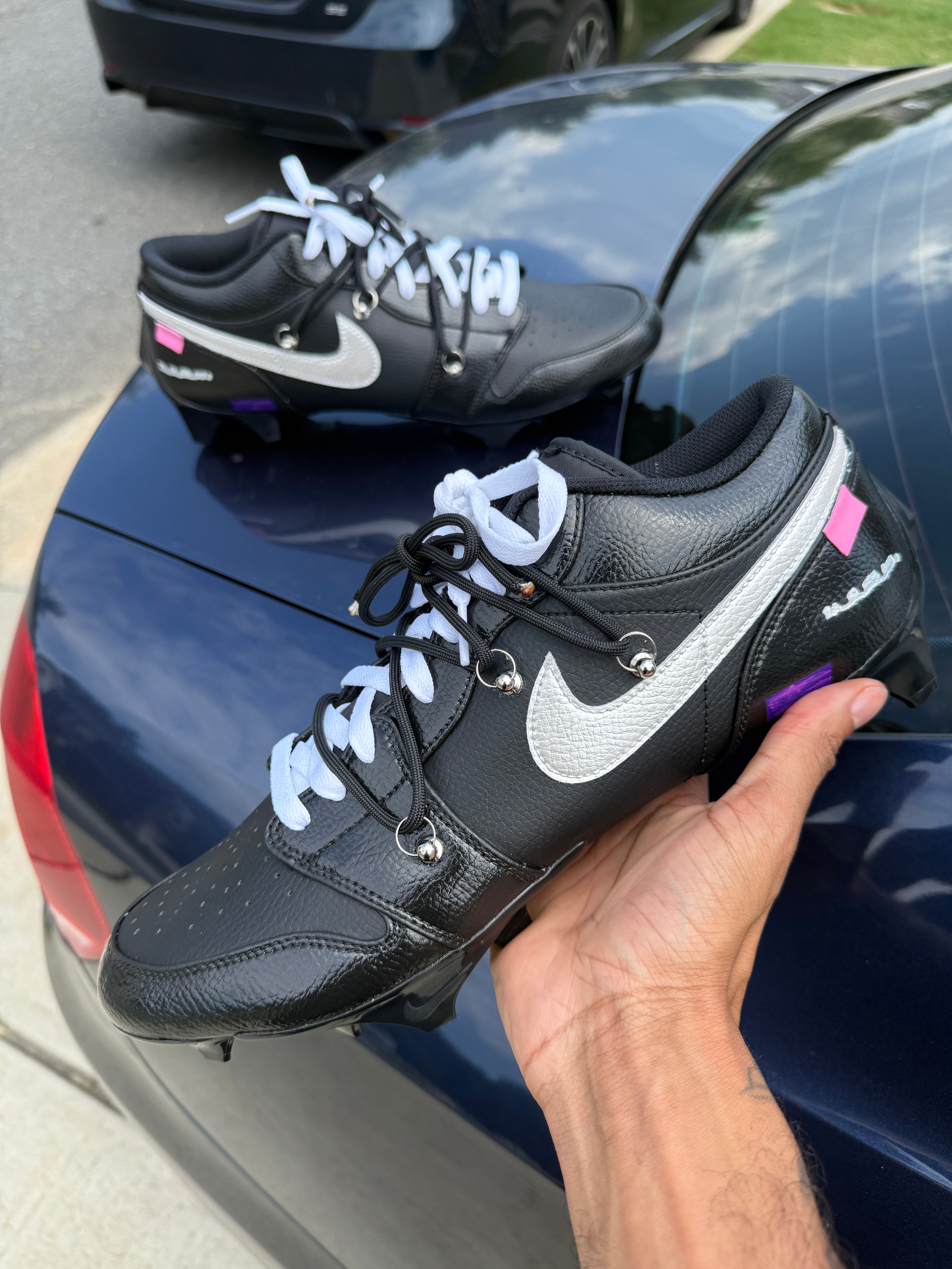 OFFF-White Dunkk Cleats