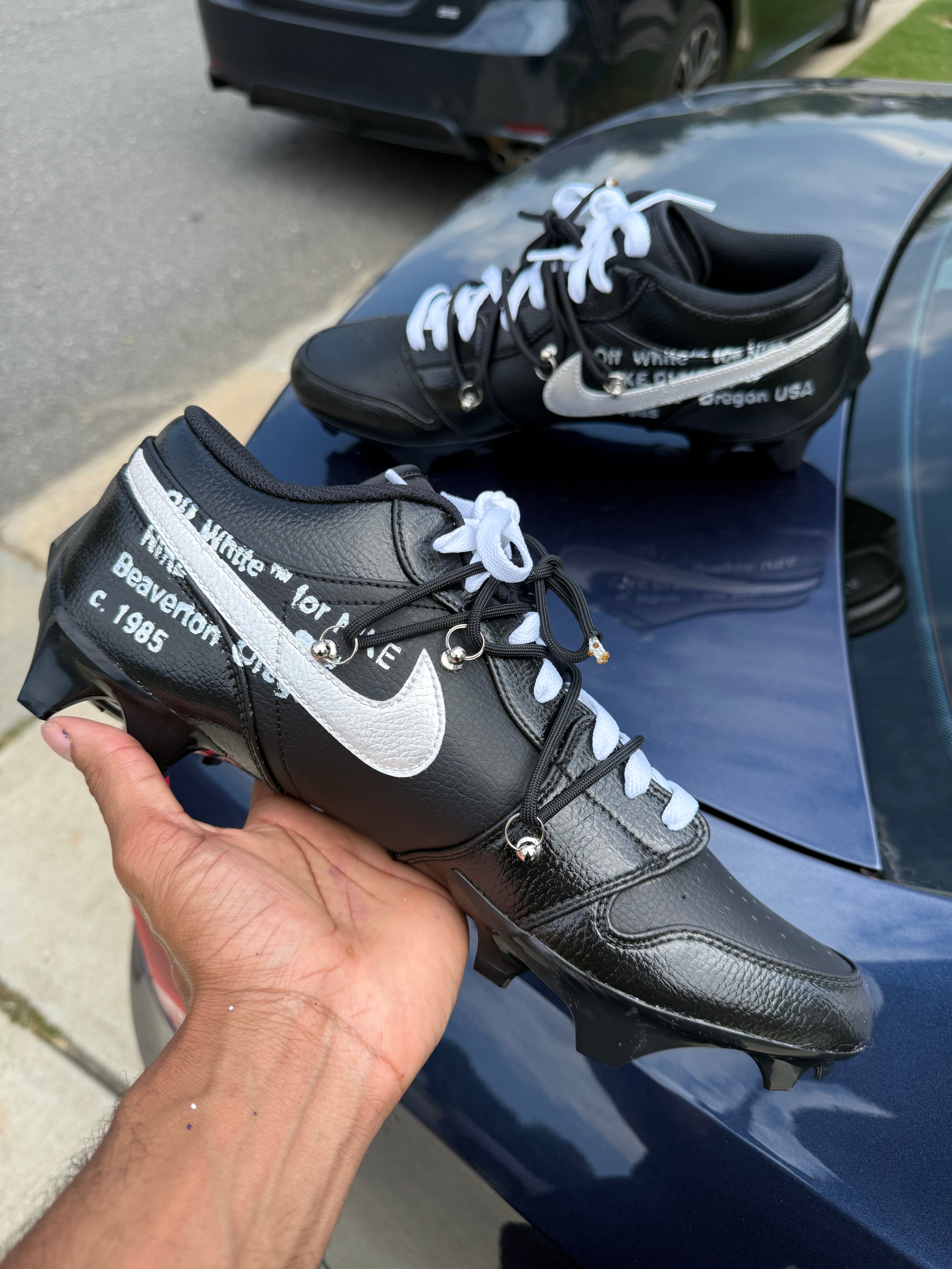 OFFF-White Dunkk Cleats