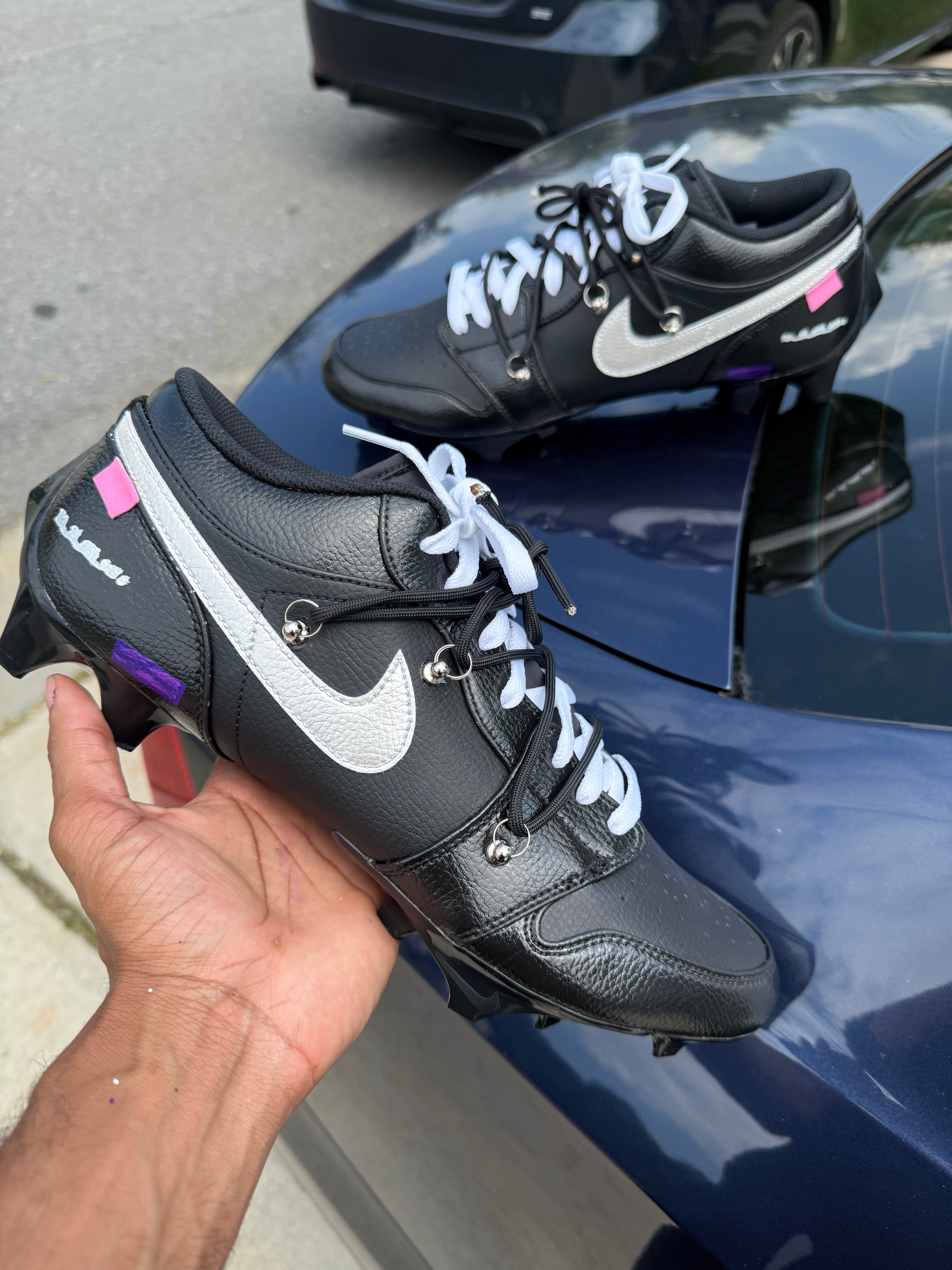 OFFF-White Dunkk Cleats
